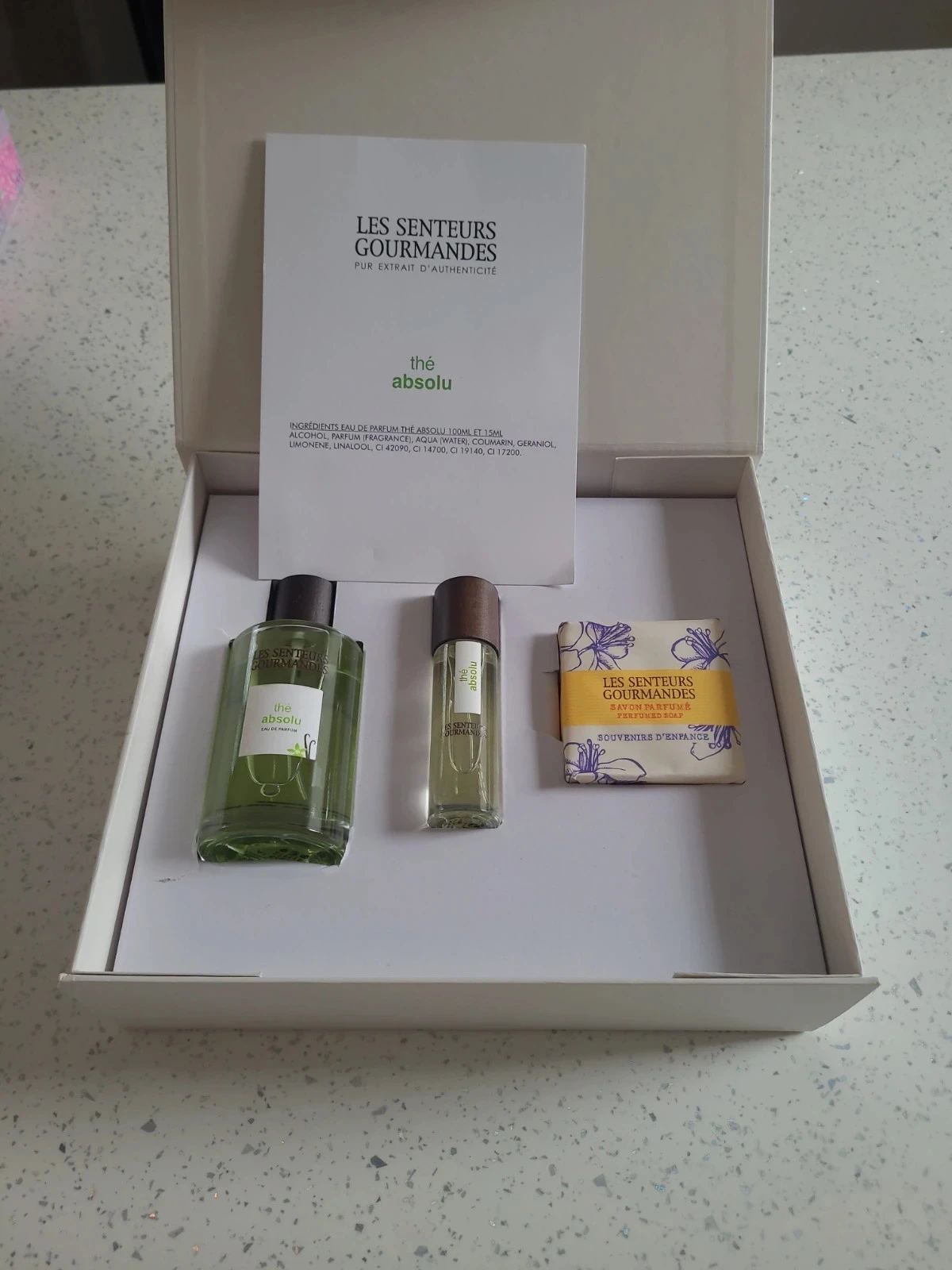 Coffret cadeau "Les senteurs gourmandes"